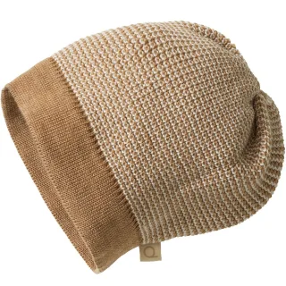 Disana Merino Schurwoll Beanie Karamell-Natur Gr.4