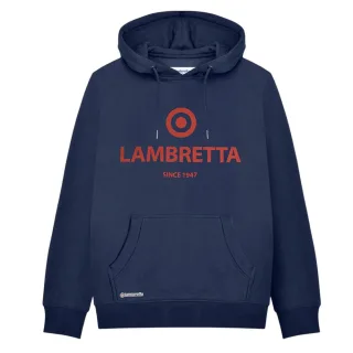 Lambretta - "Target" Kapuzenpullover für Herren (Dunkel-Marineblau)