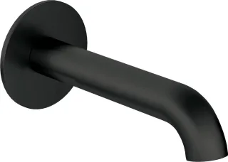 Neuesbad Serie 600 Badewannen Auslauf 160mm, schwarz matt NB1DENQS_N80K1