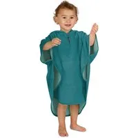 normani Badeponcho Kinder Badeponcho weich (55 cm x 70 cm), Mischfaser, Kapuze, Schlupf, mit Kapuze