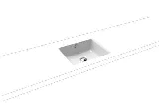 Kaldewei Unterbauwaschtisch PURO, Modell 3159 mit Überlauf 460x385mm, 900906003001 900906003001
