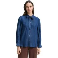 TOM TAILOR Hemdbluse mit Schleife am Kragen