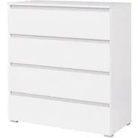 Beautysofa Kommode Geräumige Kommode mit 4 Schubladen COSMO, (weiß, eiche sonoma, eiche riviera)