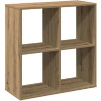 vidaXL Bücherregal Raumteiler-Bücherregal Artisan-Eiche 69,5x29x69,5 cm, 1-tlg.