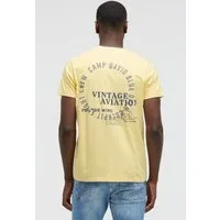 CAMP DAVID Rundhalsshirt mit Kontrastnähten