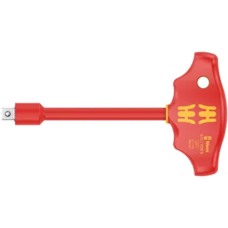 Wera 410 i VDE B VDE-isolierter Quergriff-Adapterschraubendreher für 3/8" Steckschlüsseleinsätze - 05005120001