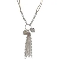 Firetti Lange Kette Schmuck Geschenk Daily Tassel Y-Kette, mit Glasstein