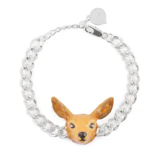 Reh Armband Silber plattiert