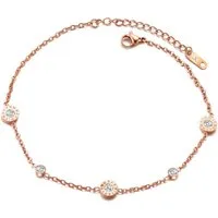 Kim Johanson Armband Timeless (1-tlg), mit Zirkonia, aus Edelstahl