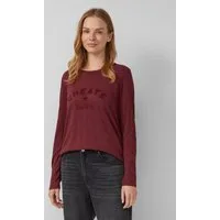 s.Oliver Langarmshirt T-Shirt Longsleeve mit appliziertem Artwork