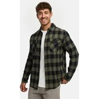 Indicode Langarmhemd Herren INBakula Langarmhemd im Karo-Design Lässiges Langarmhemd im karierten Design mit Brusttaschen