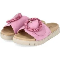 Gabor Gabor 83.745.13 Damen Rauleder pink Pantolette