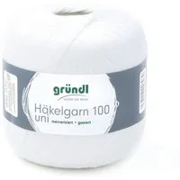 Gründl Gründl Häkelgarn 100 g weiß Nähgarn