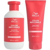 Wella Professionals Haarpflege-Set Wella Invigo Color Brilliance Fine Set - Shampoo 300ml+Cond. 200ml