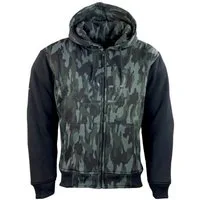 roleff Motorradjacke Hoodie mit Aramid und Protektoren