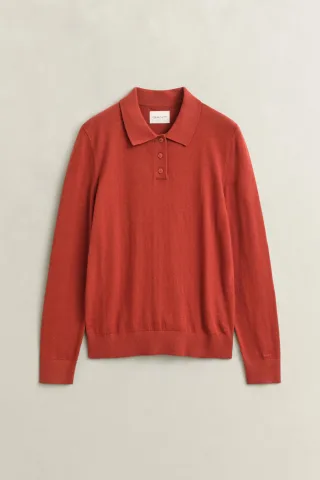 GANT - Feinstrickpullover deep grape wine - Gr. - XL