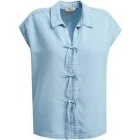 Smith & Soul Langarmbluse LYOCELL DENIM BLOUSE WITH BOWS