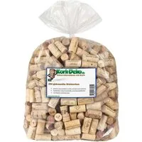 Kork-Deko.de Bastelnaturmaterial Bastelnaturmaterial Packung gebrauchte Weinkorken (250 Stück), Zum Basteln & Dekorieren
