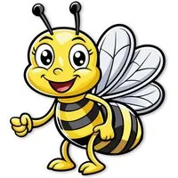 iSecur Aufkleber Auto-Aufkleber Bienchen Biene I 10 cm I wetterfest I kfz799