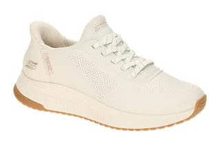 Skechers 117740 WHT Damen Halbschuhe wei?, Hands Free Slip Ins