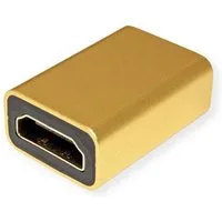 ROLINE GOLD HDMI-Kupplung Buchse - Buchse Audio- & Video-Adapter HDMI Typ A Weiblich (Buchse) zu HDMI Typ A Weiblich (Buchse)