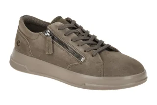 Ecco 223813 Move Women Zip Halbschuhe Braun Dark Clay/Silver - bequeme Schn?r...