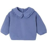 vertbaudet Sweatshirt Baby Sweatshirt in Jeansoptik