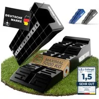 Werkthor Auffahrrampe Auffahrkeile für Wohnmobil - [2er Set] bis 5T inkl. Tasche, 3 Stufen