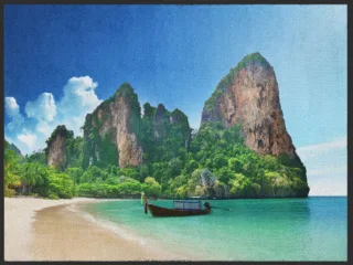 Fussmatte Thailand 4883 | Größe: 60 cm x 45 cm