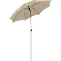 FARE Sonnenschirm, Höhenverstellbar, Knickvorrichtung, Lichtschutzfaktor UPF 50+, Ø180cm