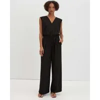 someday Jumpsuit Charlou aus Webware mit Faltendetail Mit Faltendetail und elastischem Bund für bequemen Sitz