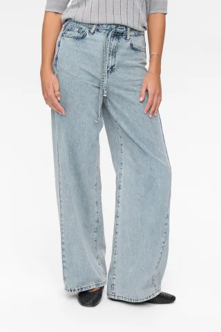 Nümph - NUBROOKLYN JEANS light blue bleach - Gr. - 42