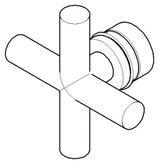 Dornbracht Griff Ersatzteile 04208901000 70 x 70 x 43 mm Cyprum 04208901000-49