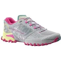 La Sportiva Trail-Laufschuhe Bushido III grau/violett/gelb Damen Wanderschuh