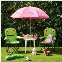 SUNULA Campingstuhl Kinder Klappstuhl Gartenstuhl Camping Kinderklappstuhl Anglerstuhl (2 St), Kinder-Anglersessel, wählbar als Bär, Elefant, Frosch oder Löwe