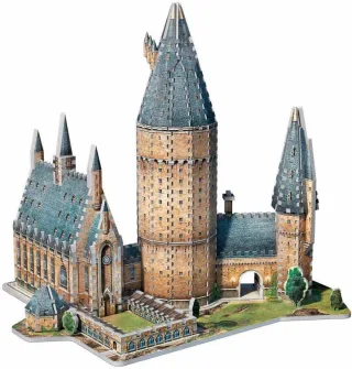 Wrebbit 3D Puzzle - Harry Potter: Hogwarts Große Halle [850 Teile]