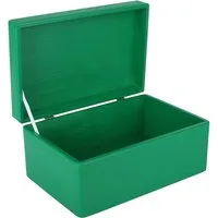 Creative Deco Holzkiste mit Deckel Groß Erinnerungsbox Baby Holzbox 30 x 20 x 14 cm, mit Scharnieren