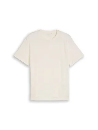 Tom Tailor - T-Shirt aus Baumwolle gardenia white - Gr. - L