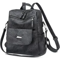 feinlux Rucksack Laptoprucksack Schulrucksack Lederrucksack Reiserucksack (Packung, Vintage, Schultertasche, Notebook Laptop Tasche, Schule Rucksack), für Herren Damen Jungen Teenager Freizeit Arbeit Business Reisen