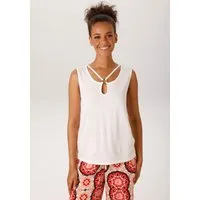 Aniston CASUAL Tanktop mit raffiniertem V-Ausschnitt