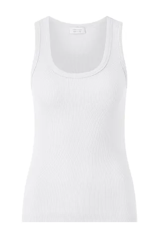 Rich & Royal - Organic Rib Tank Top white - Gr. - XS