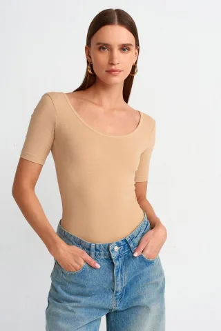 Damen Slim Fit Baumwolljersey-Overall