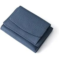 Cachito Mini Geldbörse Schlichte kleine Geldbörse aus Leder für Frauen (1-tlg), mit Kartenschlitz, RFID-Diebstahlschutzbürste, 10 x 7 x 3cm