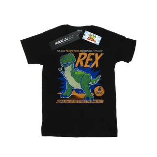 Disney Herren Toy Story 4 Rex Terrifying Dinosaur T-Shirt (schwarz)