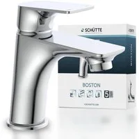Schütte Waschtischarmatur BOSTON wassersparende Eco-Click-Funktion, inkl. Pop-Up