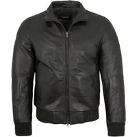 Maddox Lederjacke Carlos MADDOX - Herren Lederjacke Blouson Lammnappa schwarz