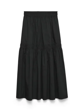 VERO MODA - VMFRIBA HW ANKLE SKIRT WVN Black - Gr. - S
