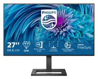 Philips E-line 275E2FAE Monitor 68.6cm (27") WQHD | 275e2fae/00 | IPS - 4ms