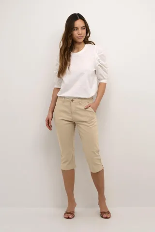 Caprihose Slim/ Regular fit Dune beige