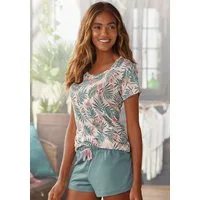 LASCANA Shorty (Set, 2 tlg) mit Palmen-Print